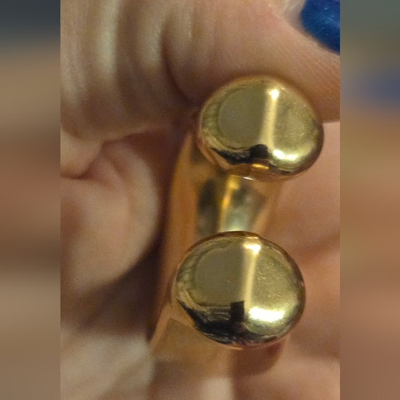 Coach Goldtone C Logo Tea Rose Flower Purse Bag Charm Keychain Rhinestone *flaw* - Picture 8 of 16